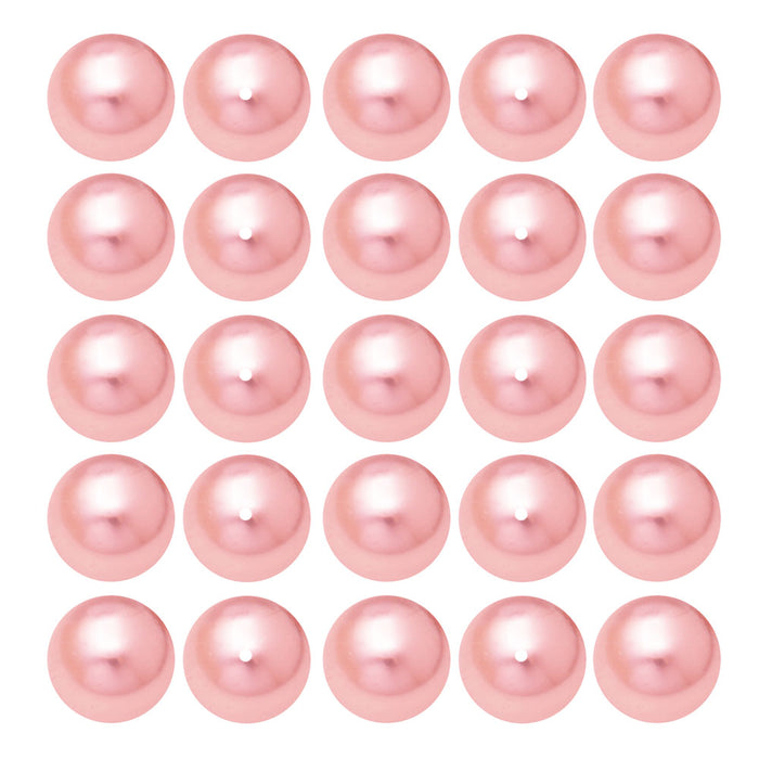Preciosa Crystal Nacre Pearl, Round 6mm, Rosaline (25 Pieces)