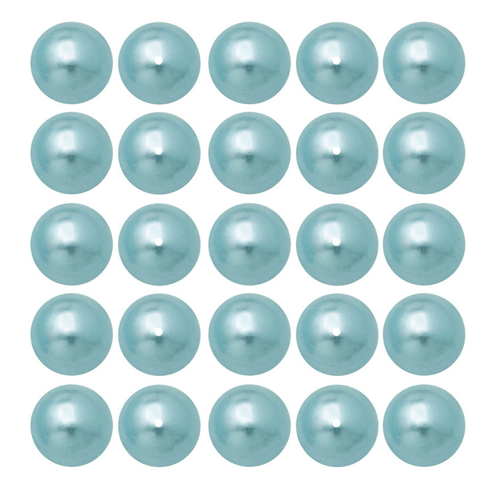 Preciosa Crystal Nacre Pearl, Round 6mm, Light Blue (25 Pieces)