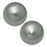 Preciosa Crystal Nacre Pearl, Round 6mm, Light Grey (25 Pieces)