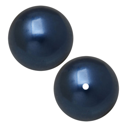 Preciosa Crystal Nacre Pearl, Round 8mm, Blue (20 Pieces)