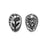 TierraCast Charm, Drop Flora 9.5x14mm, Antiqued Pewter (1 Piece)