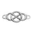 TierraCast Antiqued Lead-Free Pewter Infinity Link 15x35mm - 1 Piece