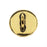 TierraCast Pewter Button, Round Czech Design, 12mm Diameter, Antiqued Gold Plated (1 Piece)