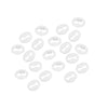Sterling Silver Italian Quality Chain Tags, Stamped .925 2.2x1.7mm Silver (20 Pieces)