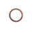 Open Frame Pendant, Flat Round Hoop 23.5mm, Antiqued Copper, by Nunn Design (1 Piece)