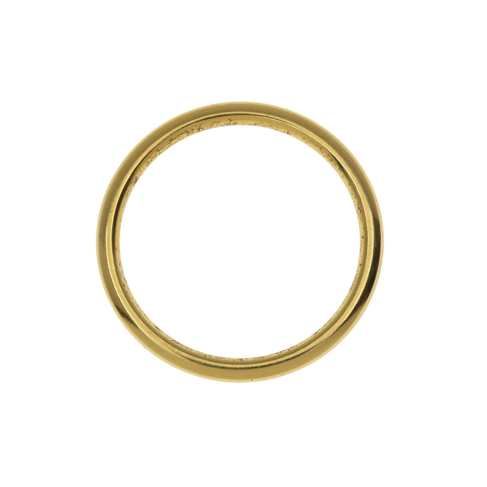 Nunn Design Open Frame, Hoop 24.5mm, Antiqued Gold (1 Piece)