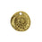 Nunn Design Charm, Guadalupe 16.5x17mm, Antiqued Gold (1 Piece)
