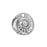 Nunn Design Charm, Guadalupe Nautilus 16.5x17mm, Antiqued Silver (1 Piece)