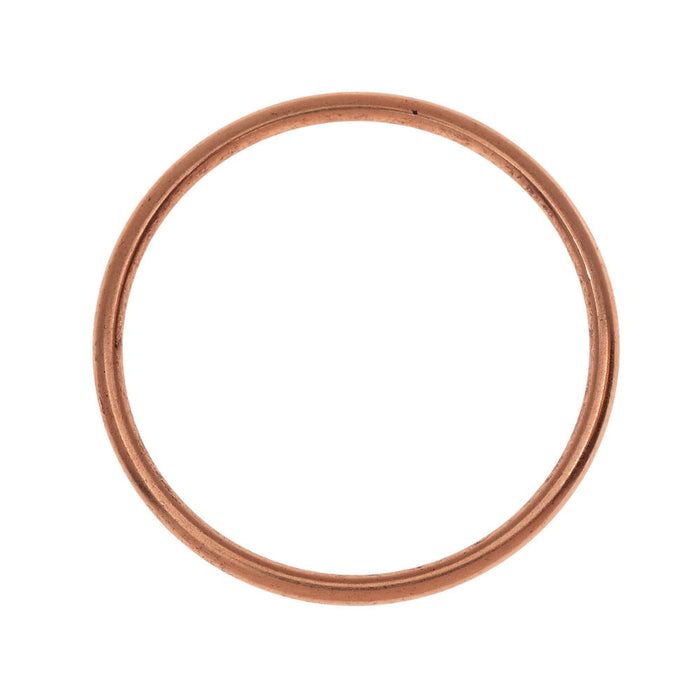 Nunn Design Open Frame, Hoop 34.5mm, Antiqued Copper (1 Piece)