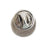Nunn Design Bezel Lapel Pin, Mini Circle 12.5mm, Antiqued Silver (1 Piece)