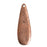 Nunn Design Primitive Tag Pendant, Drop 13.5x41.5mm, Antiqued Copper (1 Piece)