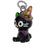 Jewelry Charm, 3-D Hand Painted Resin Kitty with Witch Hat, 20.5mm, Black (1 Piece)