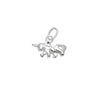 Sterling Silver Charm, Small Unicorn with Jump Ring 8.5x12mm (1 Piece)