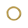 Nunn Design Open Frame, Large Organic Hoop, 21mm, Antiqued Gold (1 Piece)
