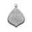 Bezel Pendant, Marrakesh Drop 22x28mm, Antiqued Silver, by Nunn Design (1 Piece)