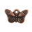 TierraCast Copper Plated Pewter Spiral Butterfly Charm 15mm