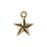 TierraCast 22K Gold Plated Pewter Nautical Star Charm 17.5mm (1 pcs)