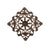 Vintaj Natural Brass Rosette Filigree Stamping 36mm (1 Piece)