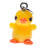 Jewelry Charm, 3-D Hand Painted Resin Baby Chick 19mm, Yellow (1 Piece)