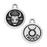 TierraCast Zodiac Charm Collection, Taurus Symbol 19x15.25mm, 1 Piece, Antiqued Silver Plated