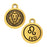 TierraCast Zodiac Charm Collection, Leo Symbol 19x15.25mm, 1 Piece, Antiqued Gold Plated