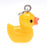 Hand Painted 3-D Yellow Rubber Ducky Charm 20mm Lightweight (1 Piece)