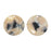 Zola Elements Acetate Pendant, Coin 20mm, Black Pearl Multi-Colored (2 Pieces)