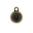 TierraCast Bezel Pendant, Fits #1088 Round Chatons SS39, 1 Piece, Antiqued Brass