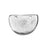 Primitive Flat Tag Pendant, Half Oval 21x15mm, Antiqued Silver, by Nunn Design (1 Piece)