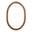 Open Frame, Oval Hammered Hoop 39x26mm, Antiqued Copper, by Nunn Design (1 Piece)