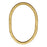 Open Frame, Oval Hammered Hoop 39x26mm, Antiqued Gold, by Nunn Design (1 Piece)