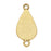 Bezel Pendant Link, Drop 22.5x10.5mm, Antiqued Gold, by Nunn Design (1 Piece)