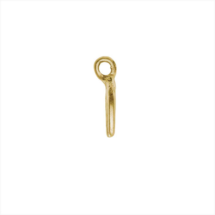 Zola Elements Charm, Small Crescent 11.5mm, Satin Gold Tone (1 Piece)