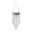 Zola Elements Pendant, Graduated Paddle Set On Triangle Ring 21x76mm, Antiqued Silver Tone