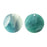 Zola Elements Acetate Pendant, Coin 20mm, Emerald Marbled (2 Pieces)