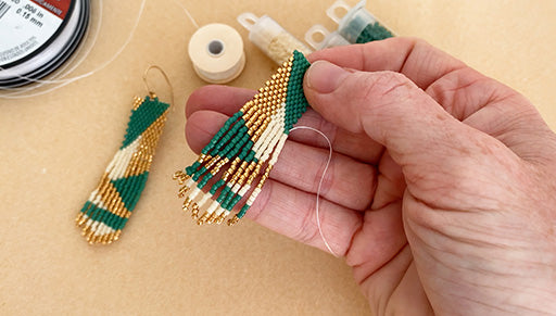 Quick Tip: How to Make Beaded Fringe that Drapes Softly
