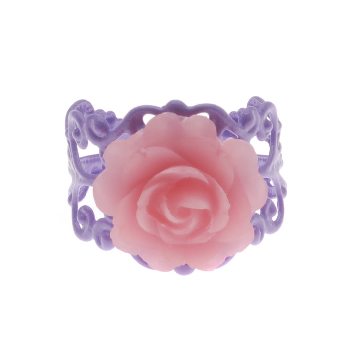 Retired - Lilac and Pink Love in Bloom Ring