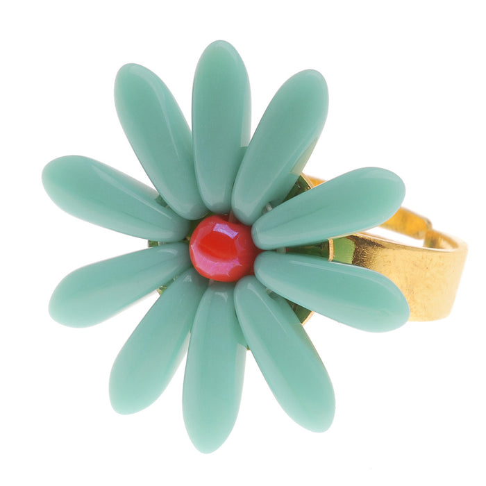 Retired - Dear Daisy Ring in Turquoise
