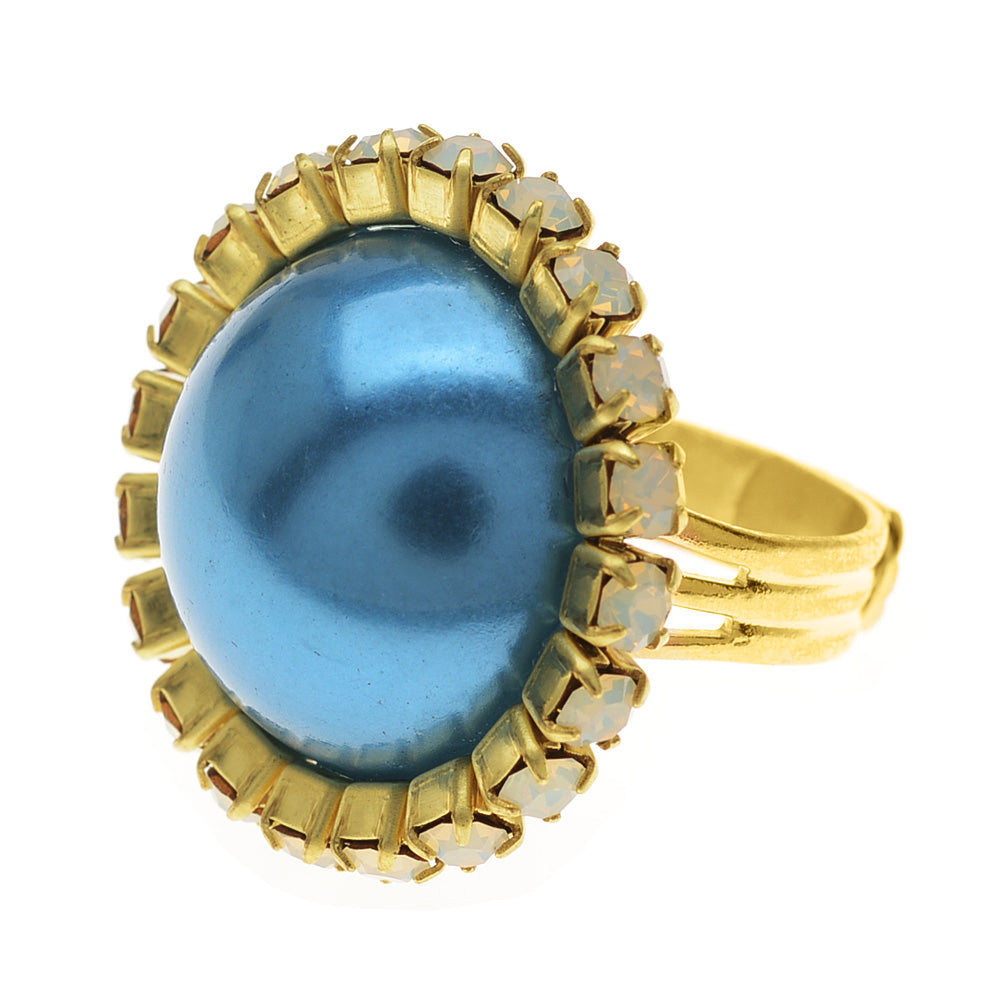 Retired - Marianne Ring in Teal Blue