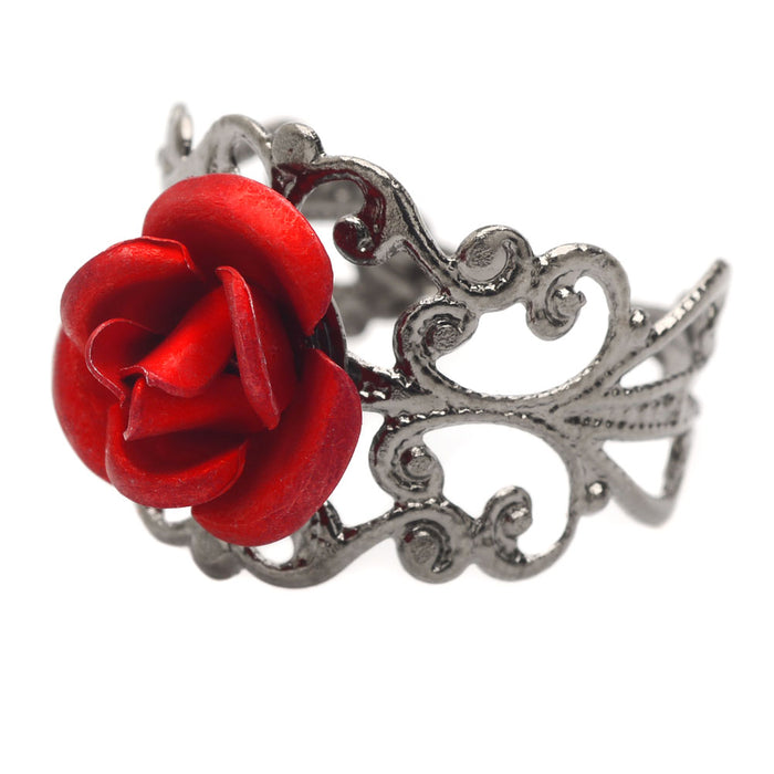 Retired - Gothic Rose Ring