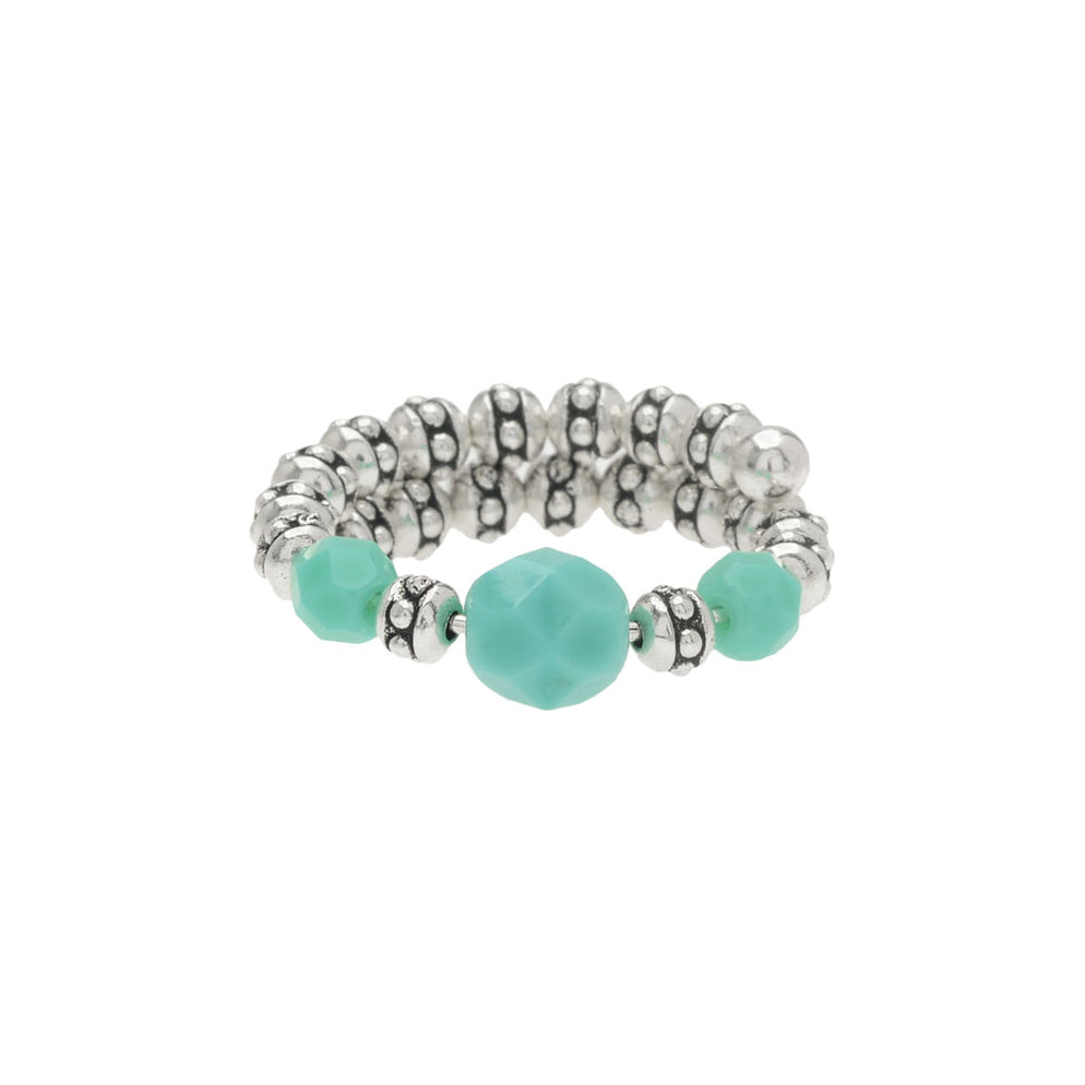 Turquoise Memory Wire Ring — Beadaholique