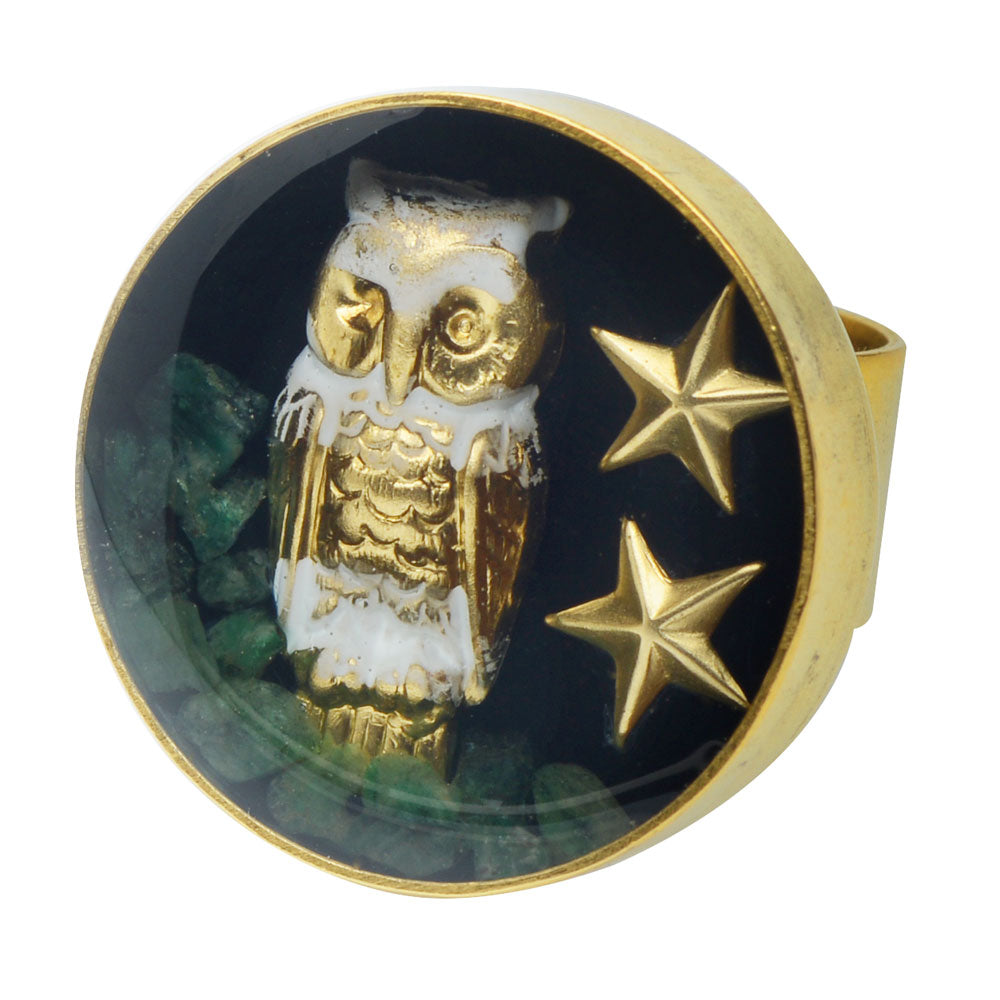 Retired - Guardian Owl Ring
