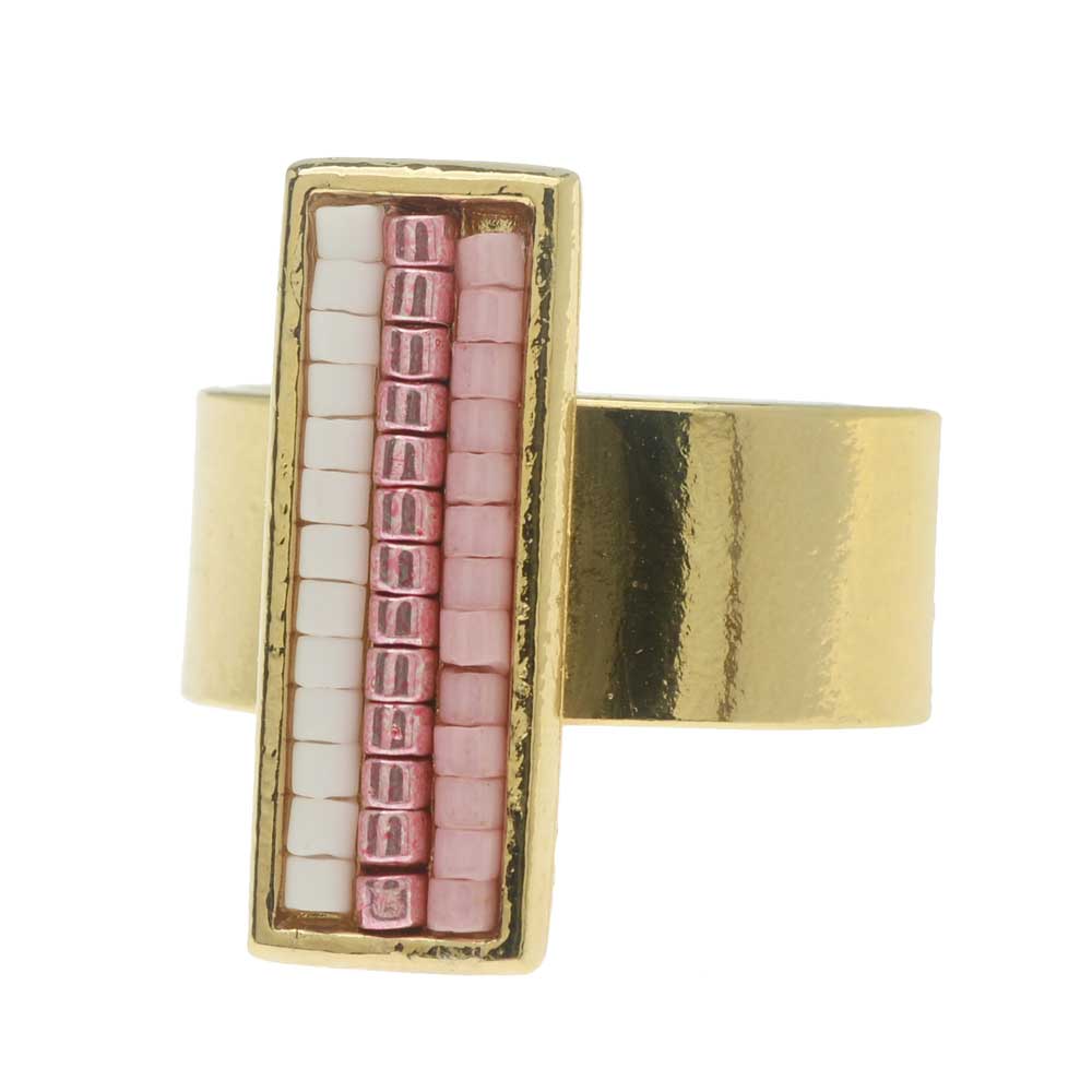 Retired - Pretty in Pink Channel Ring