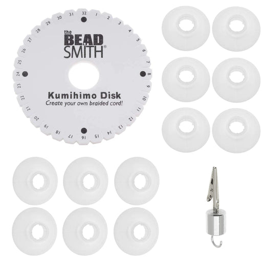 Kumihimo Starter Set, Round Braid - Essential Tools Collection