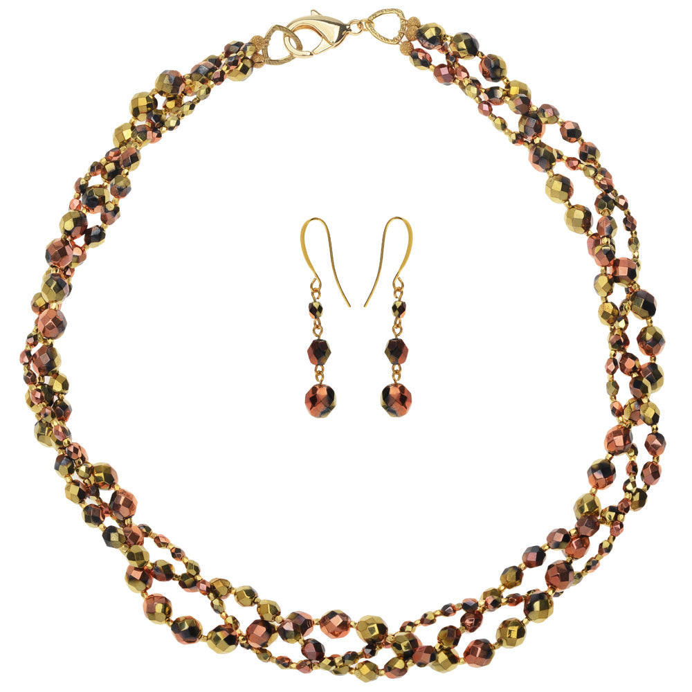 Retired - Fireside Evening Necklace and Earring Set