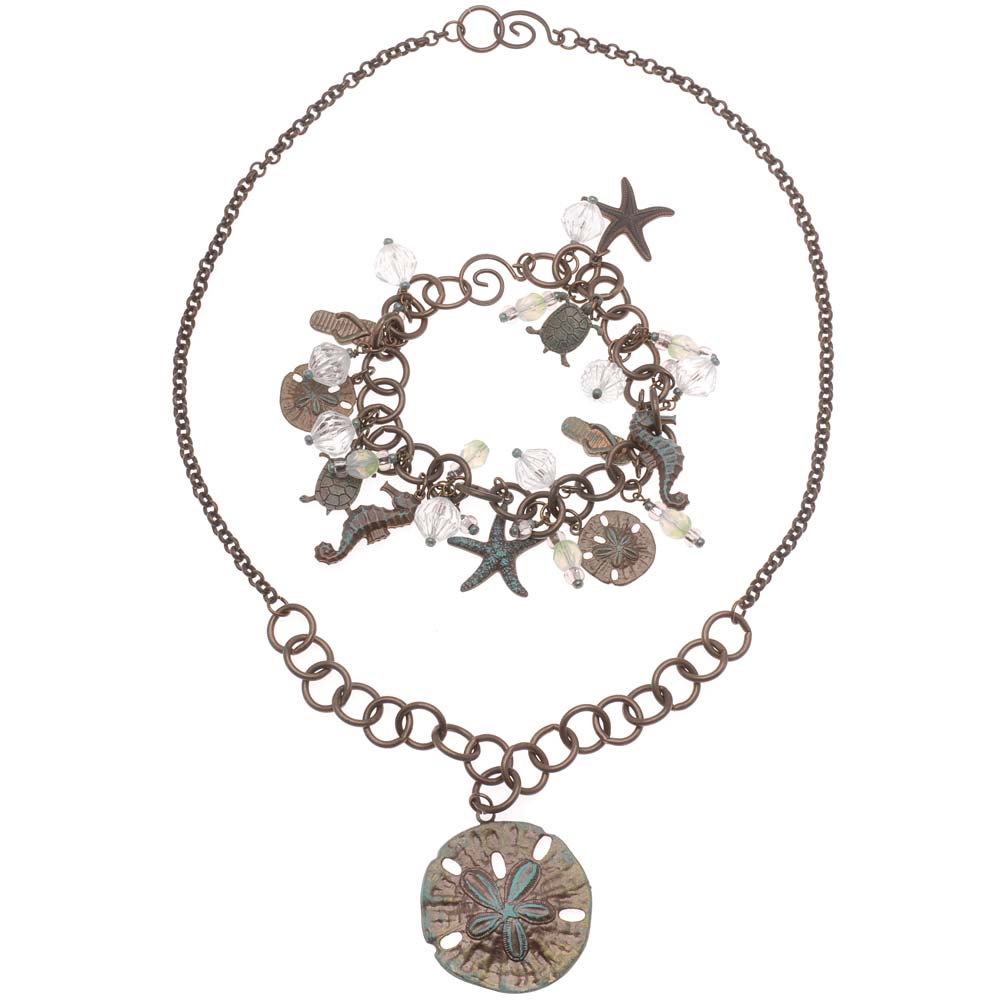 Retired - Under Sea Odyssey Charm Bracelet and Necklace Set
