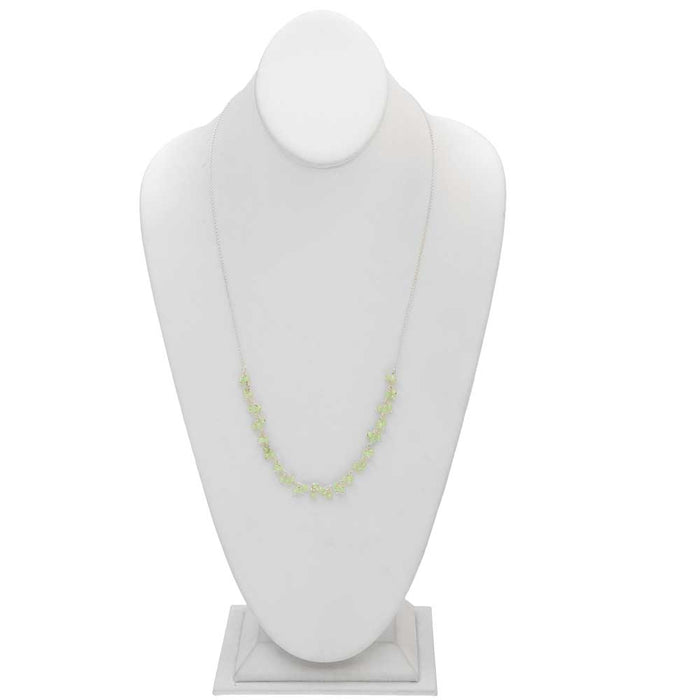 Chalcedony Gemstone Necklace, Bracelet, and Earring Set