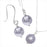 Sterling Silver Bridesmaids Jewelry Set featuring Austrian Crystal Pearls