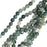 Gemstone Beads, Moss Agate, Round 4mm, Green (15.5 Inch Strand)