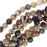 Gemstone Beads, Lace Agate, Round 6mm, Brown and Cream (14.5 Inch Strand)